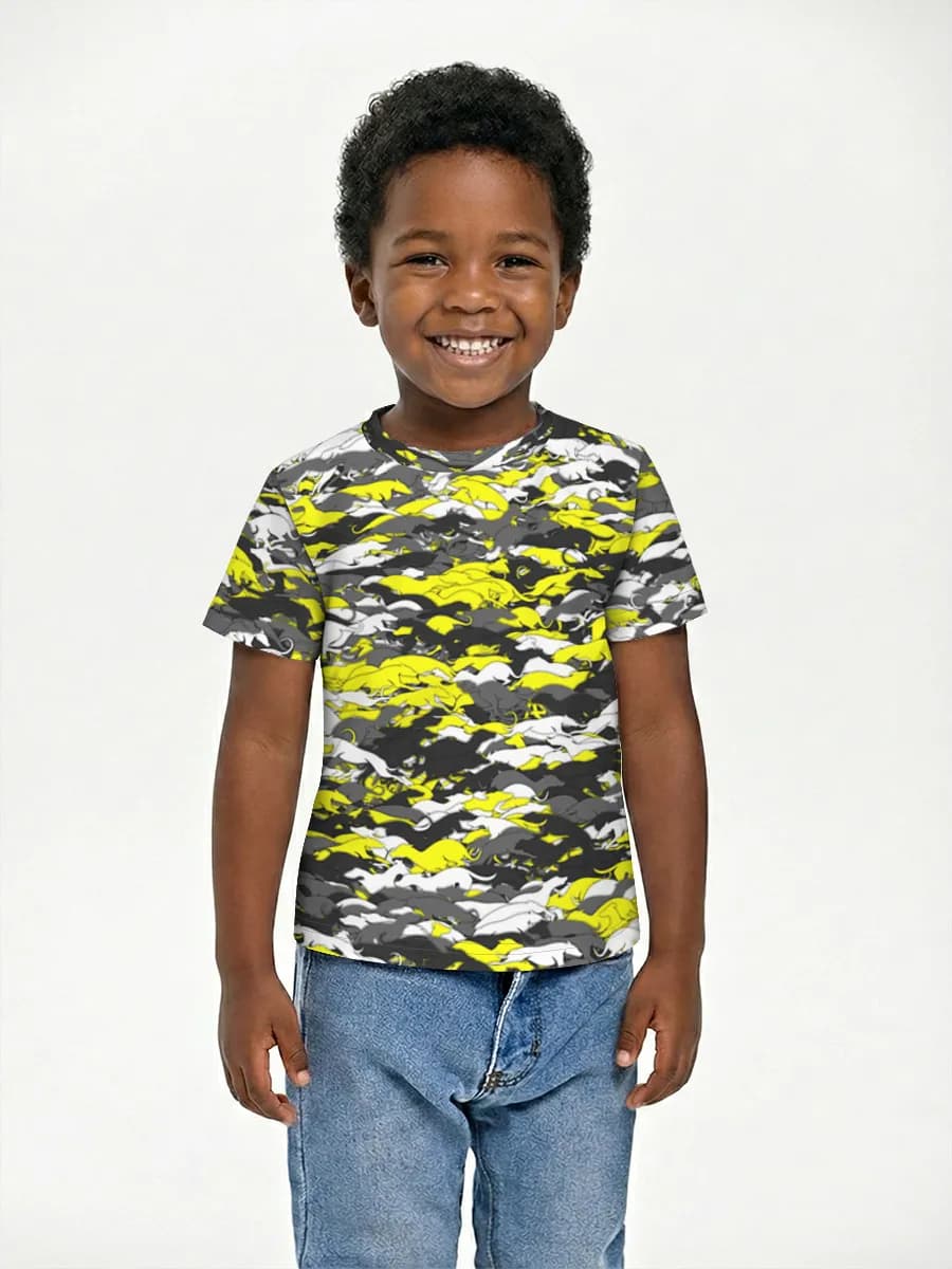 Camiseta Básica de Algodón Niño