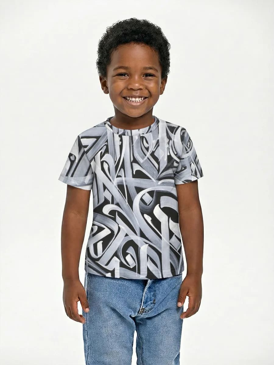Boys' basic cotton T-shirt