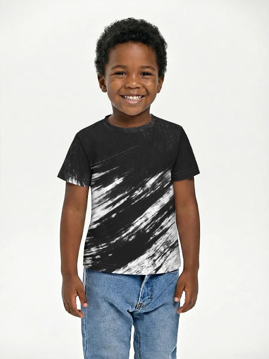 Boys' basic cotton T-shirt
