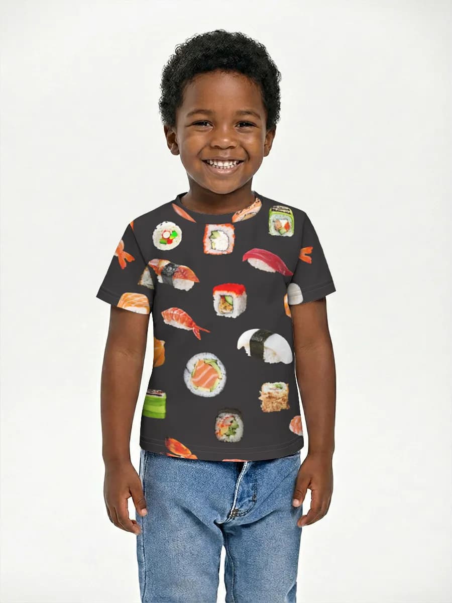 Boys' basic cotton T-shirt