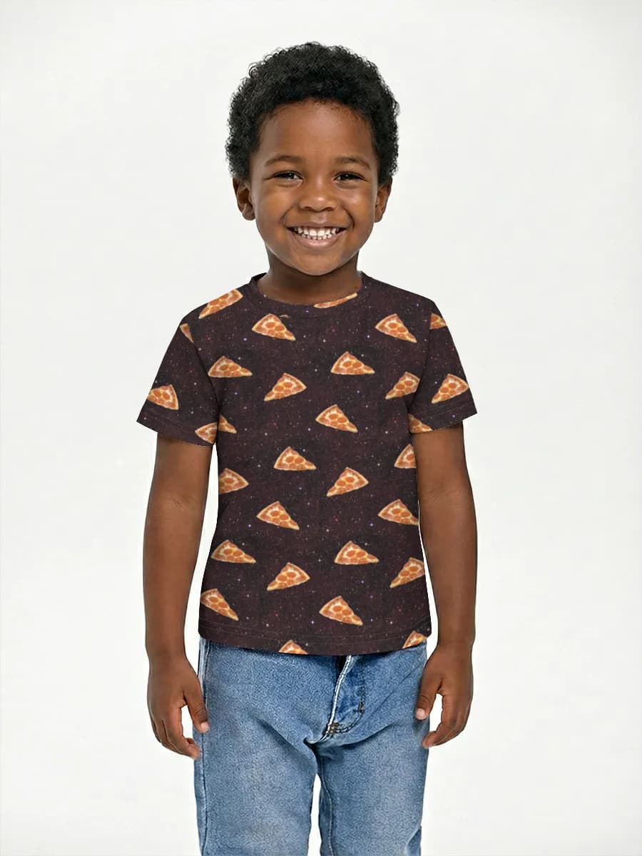 Boys' basic cotton T-shirt
