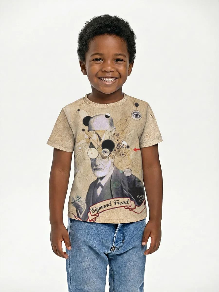 Boys' basic cotton T-shirt
