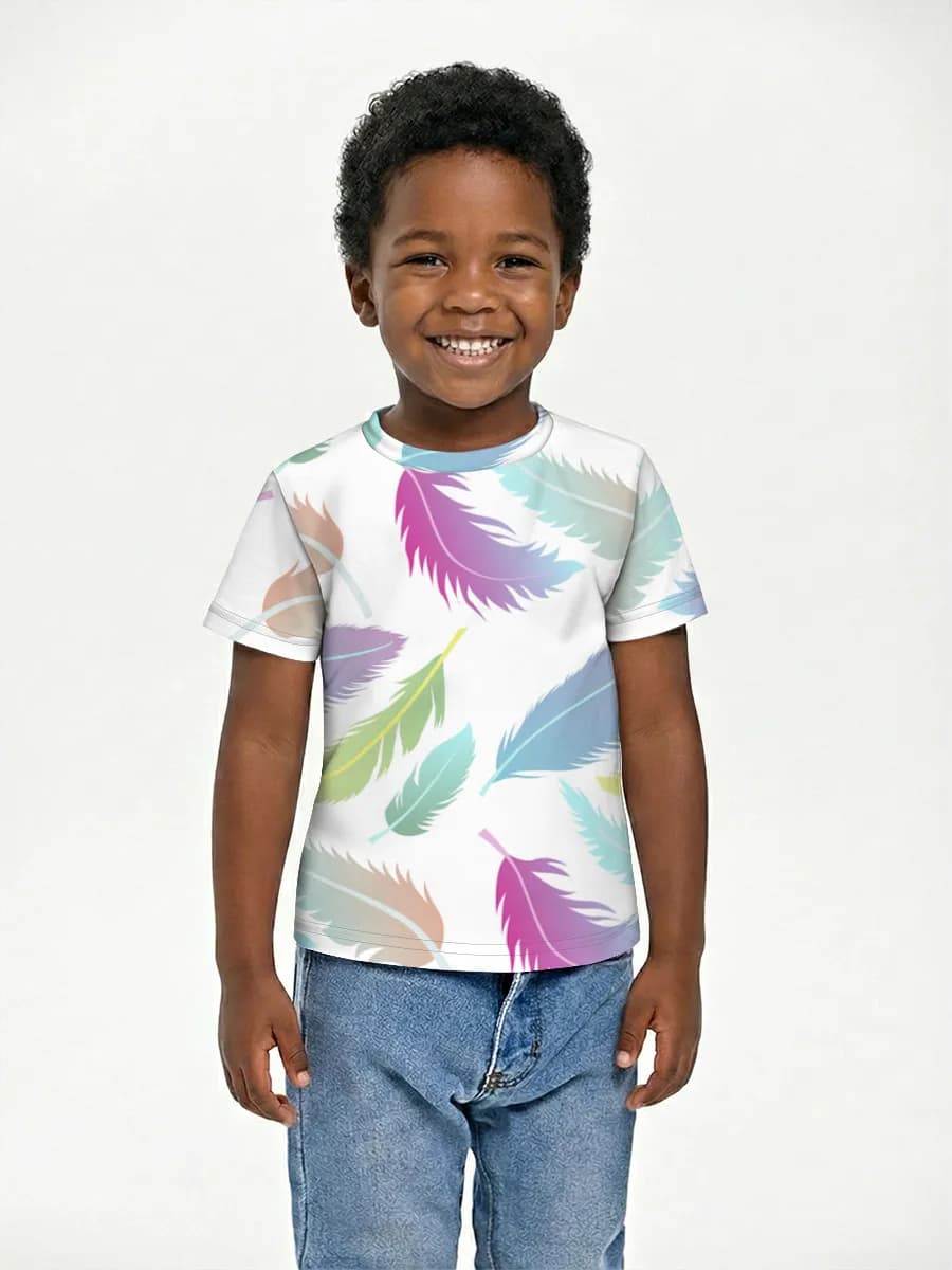 Camiseta Básica de Algodón Niño