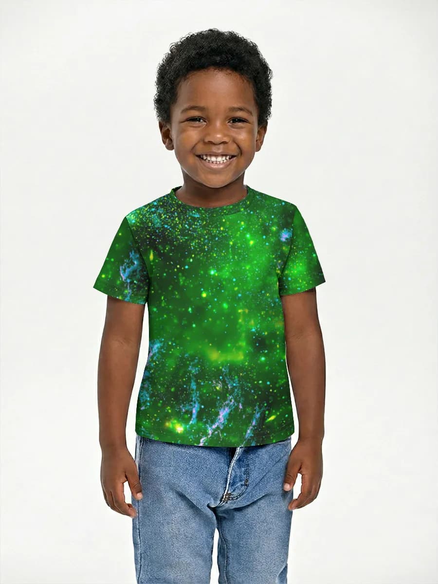 Boys' basic cotton T-shirt