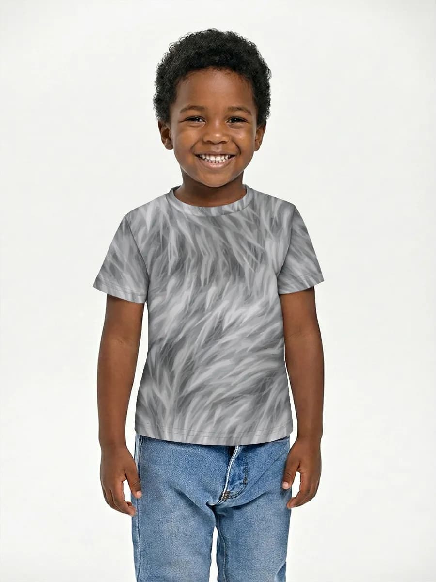 Basic Baumwoll-T-Shirt Jungen