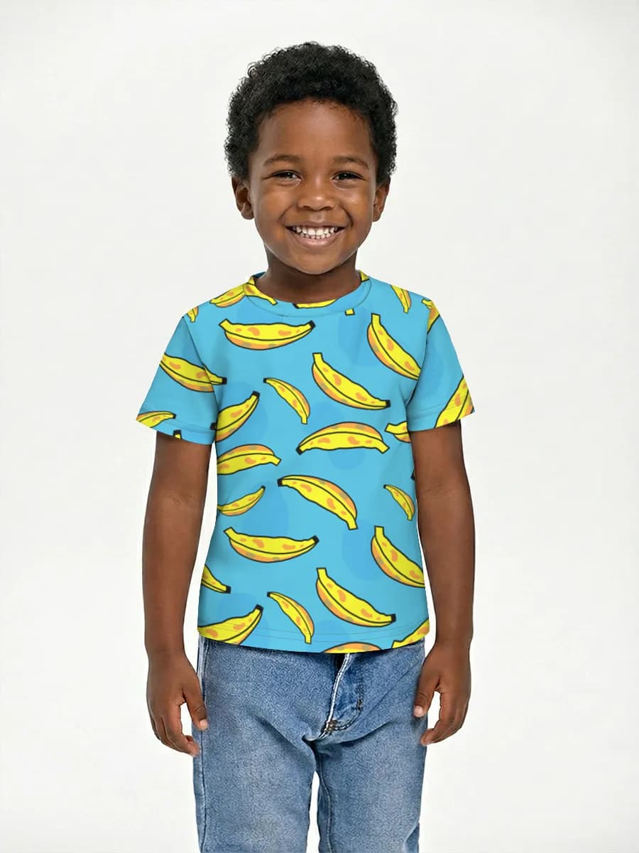 Camiseta Básica de Algodón Niño