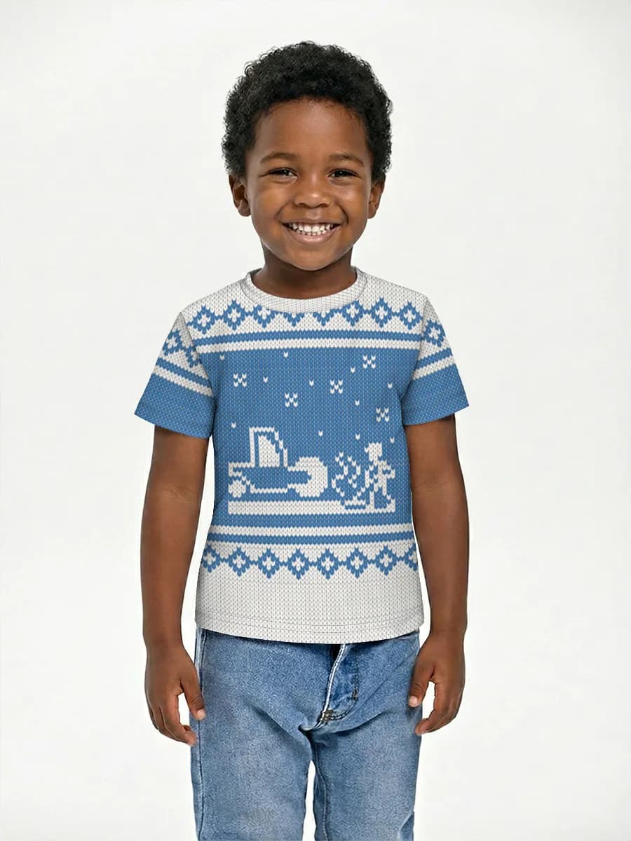 Boys' basic cotton T-shirt