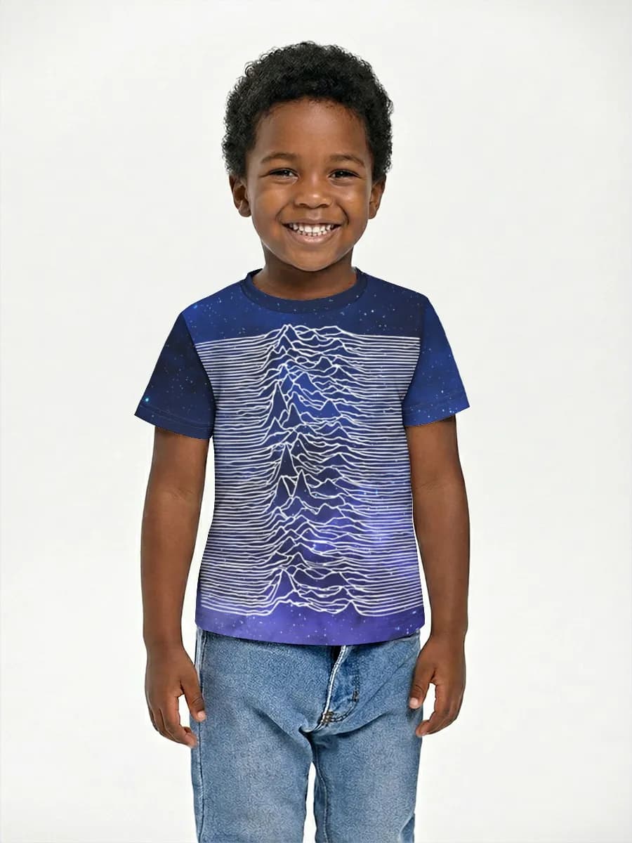 Boys' basic cotton T-shirt