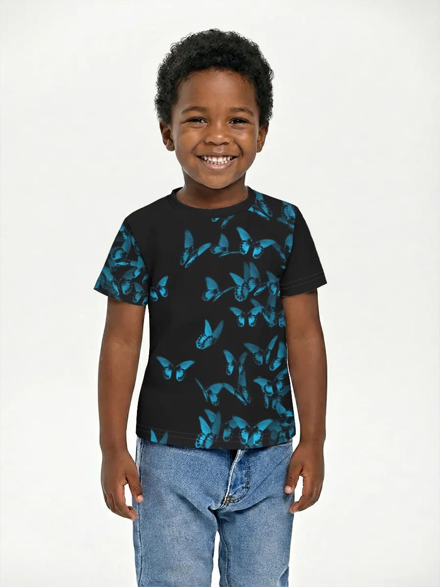 Boys' basic cotton T-shirt