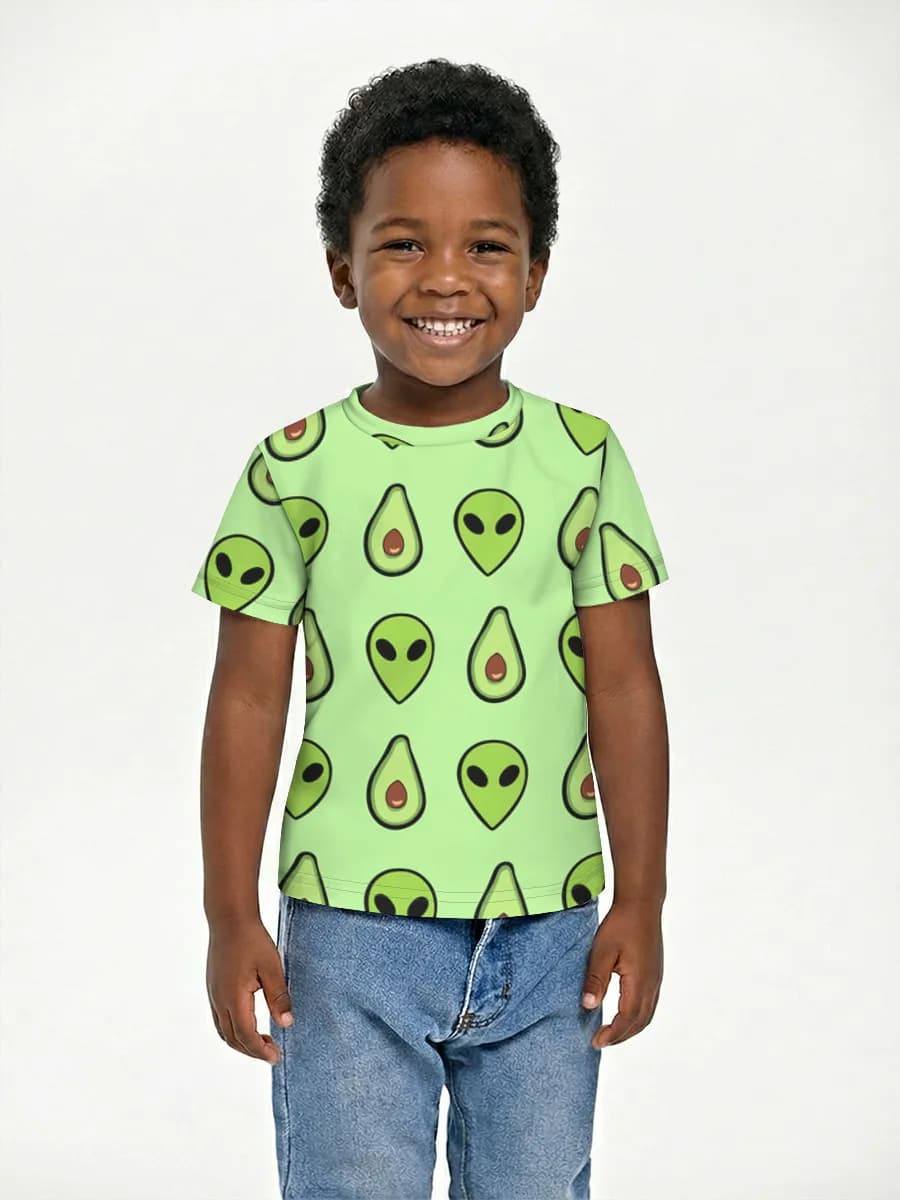 Camiseta Básica de Algodón Niño
