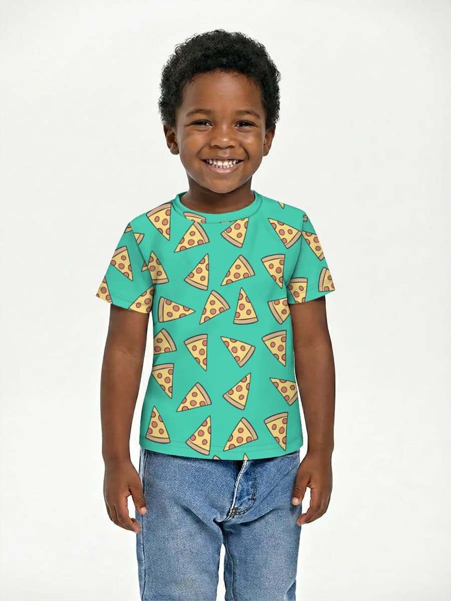 Basic Baumwoll-T-Shirt Jungen