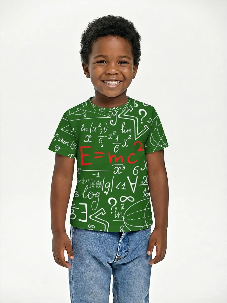 Boys' basic cotton T-shirt
