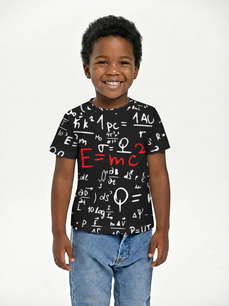 Boys' basic cotton T-shirt