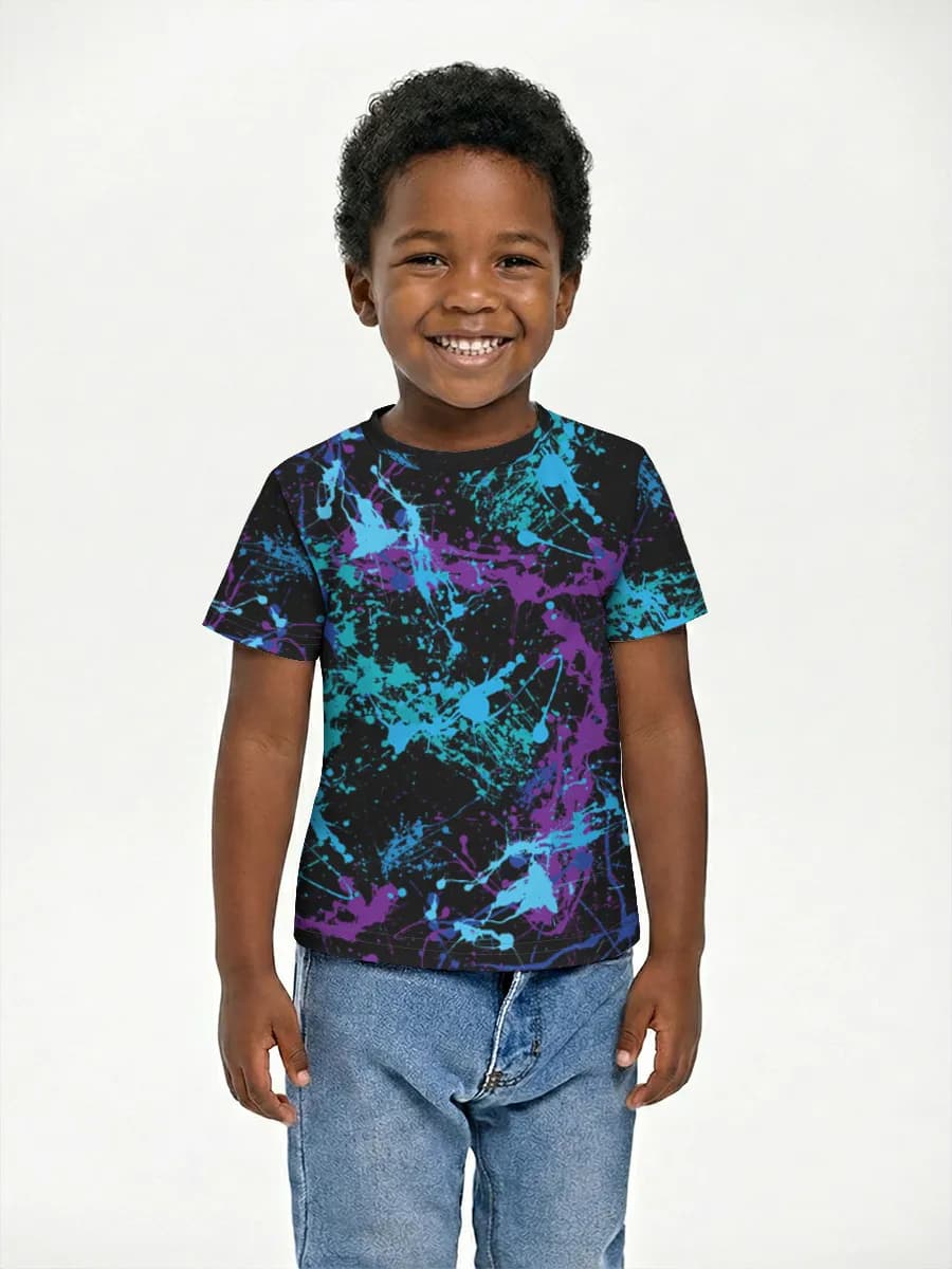 Camiseta Básica de Algodón Niño