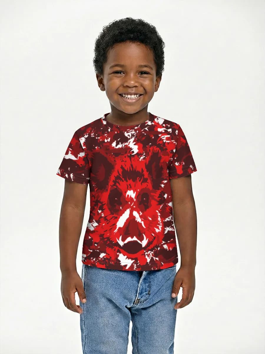 Boys' basic cotton T-shirt