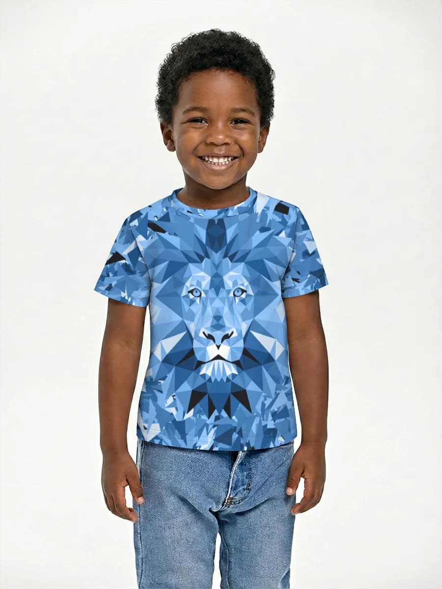 Basic Baumwoll-T-Shirt Jungen