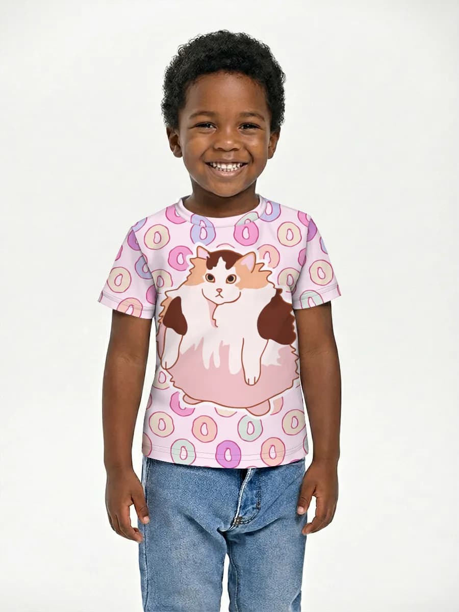 Camiseta Básica de Algodón Niño