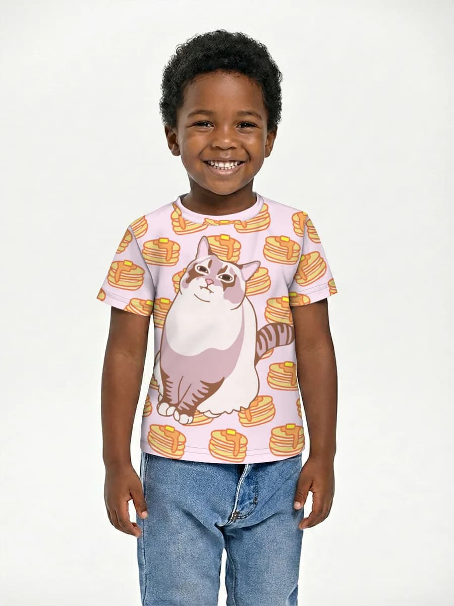 Boys' basic cotton T-shirt