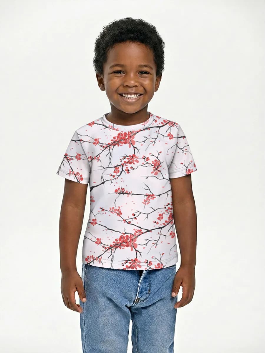 Camiseta Básica de Algodón Niño