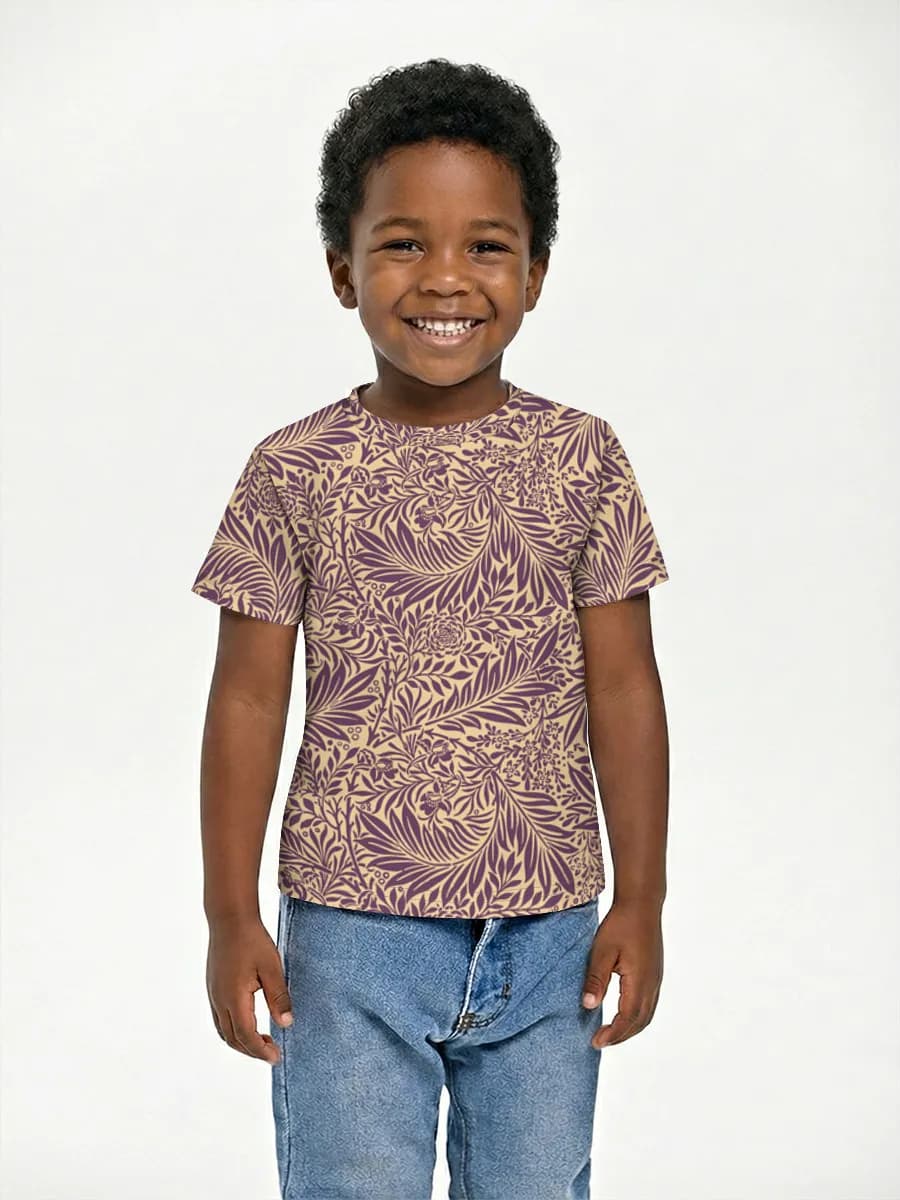 Boys' basic cotton T-shirt