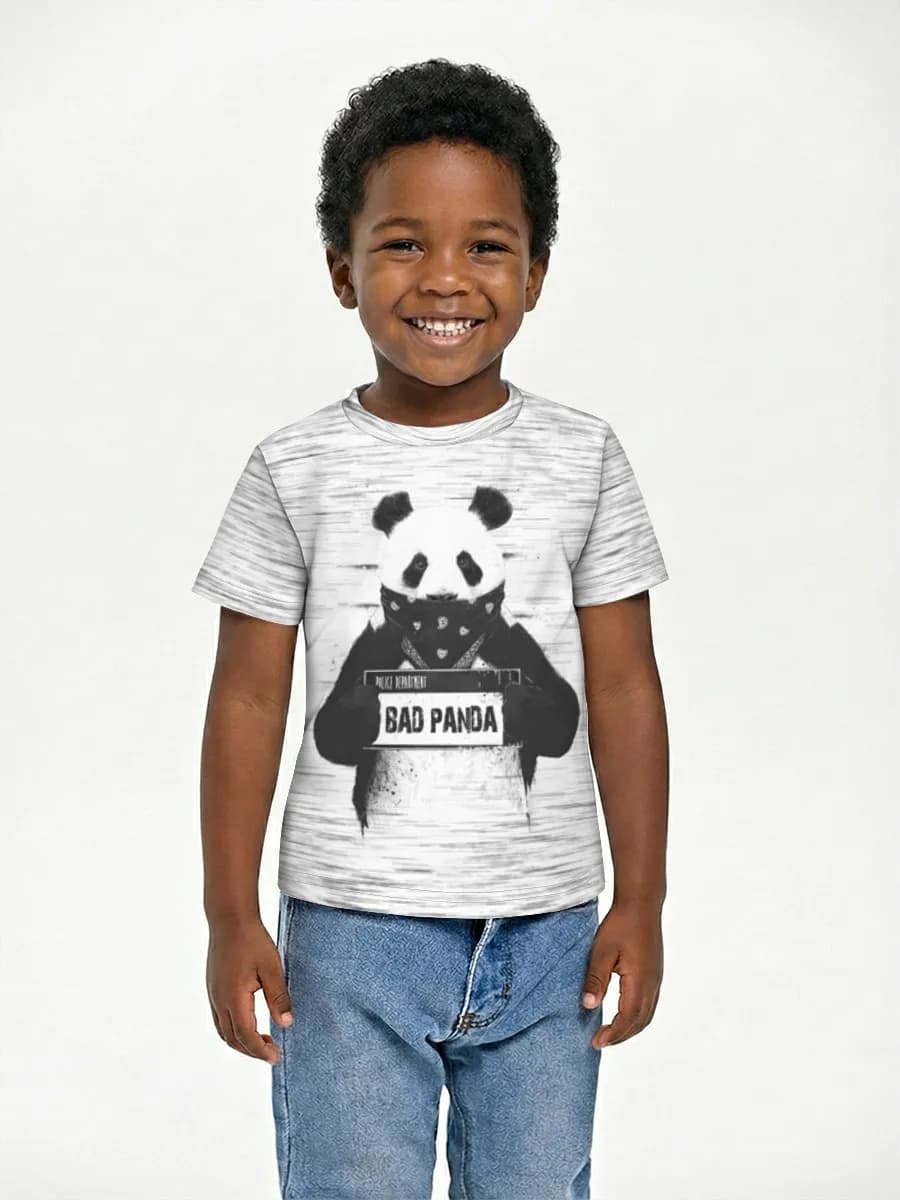 Camiseta Básica de Algodón Niño