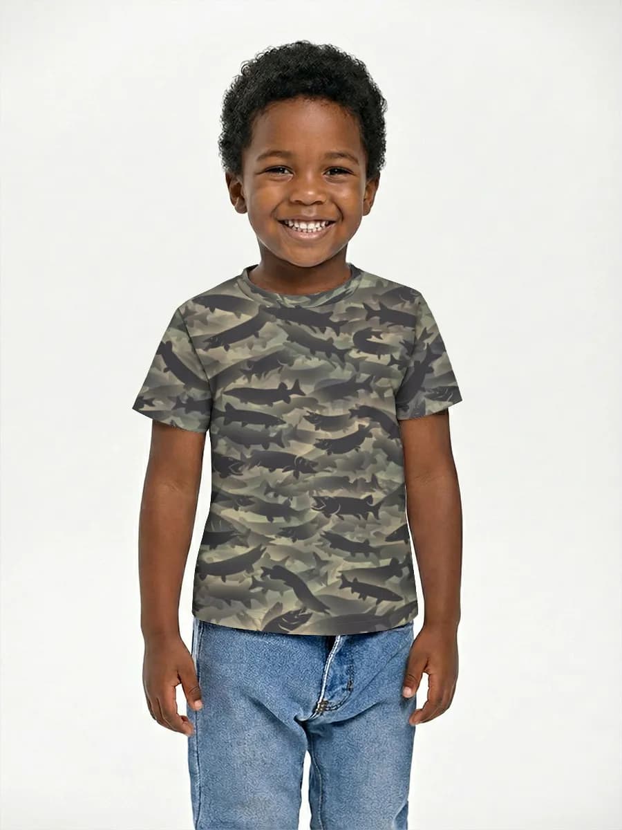 Boys' basic cotton T-shirt