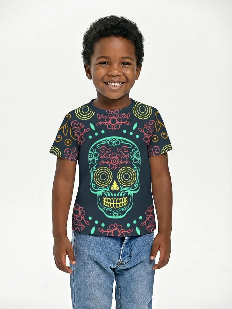 Basic Baumwoll-T-Shirt Jungen