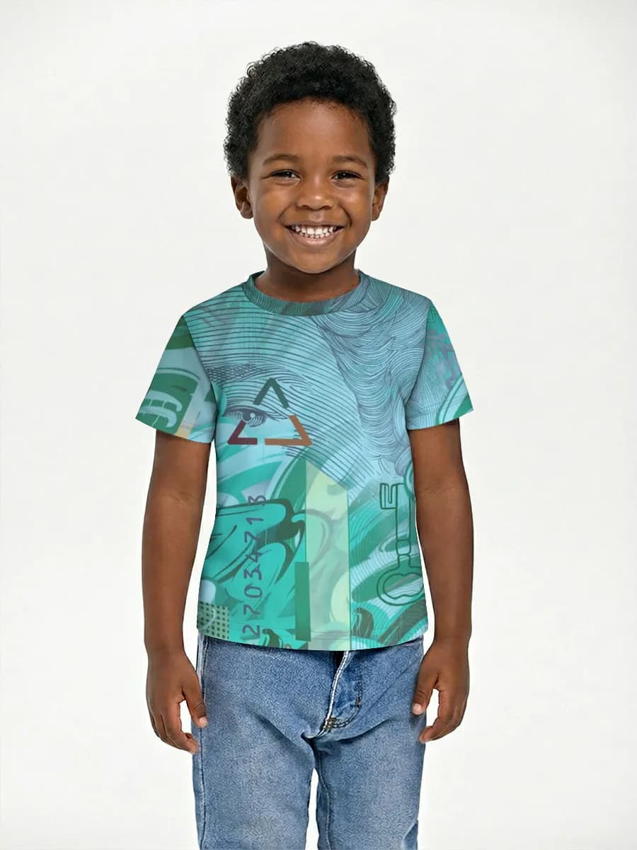 Boys' basic cotton T-shirt