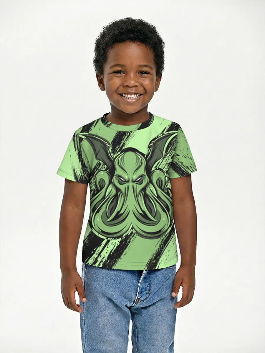 Boys' basic cotton T-shirt