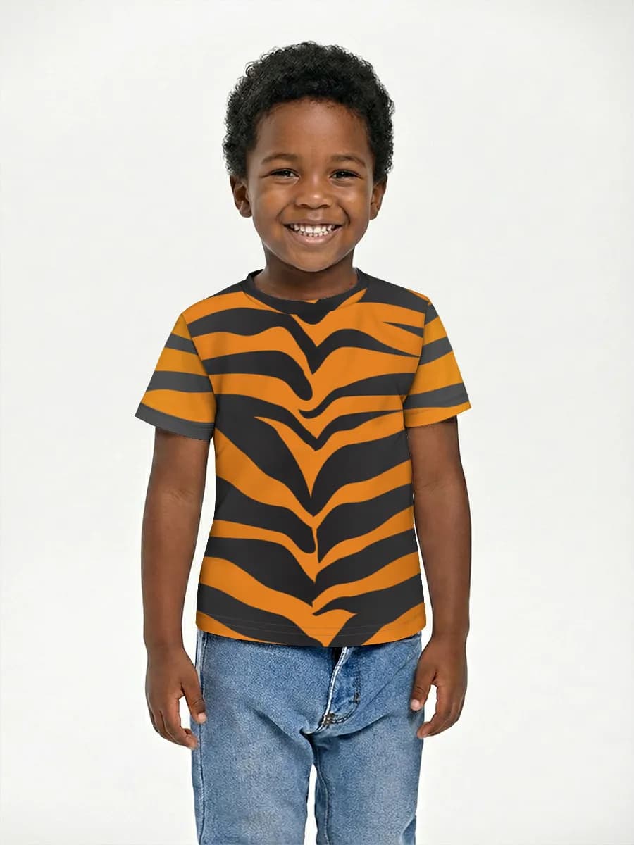 Boys' basic cotton T-shirt