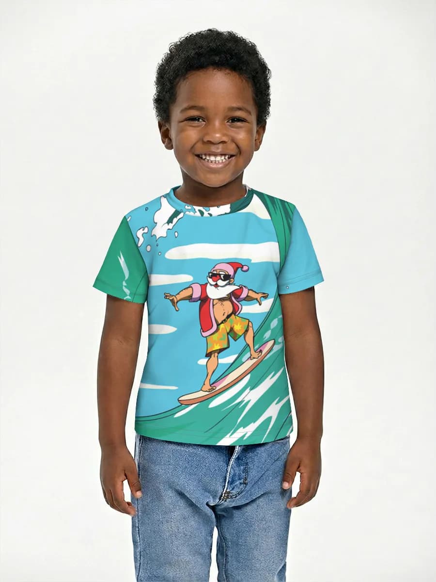 Boys' basic cotton T-shirt