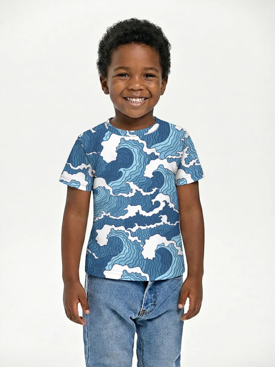 Camiseta Básica de Algodón Niño