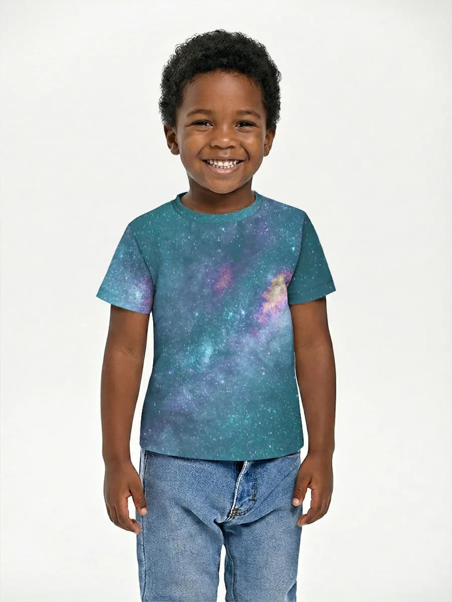 Boys' basic cotton T-shirt