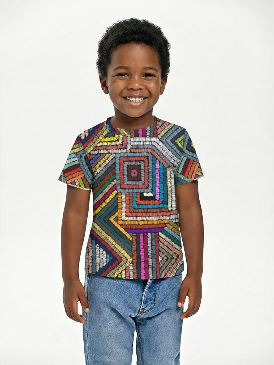 Camiseta Básica de Algodón Niño