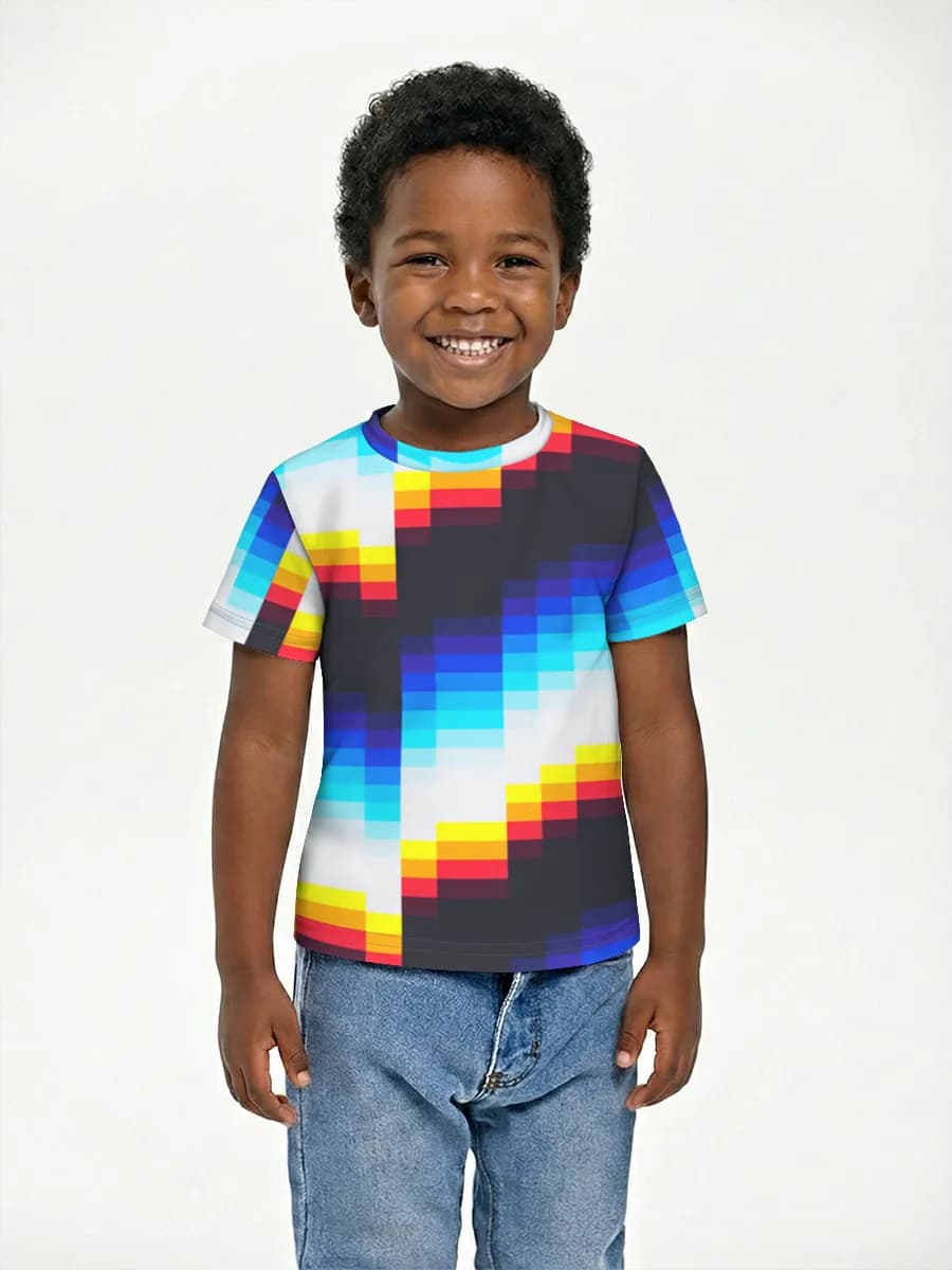 Boys' basic cotton T-shirt