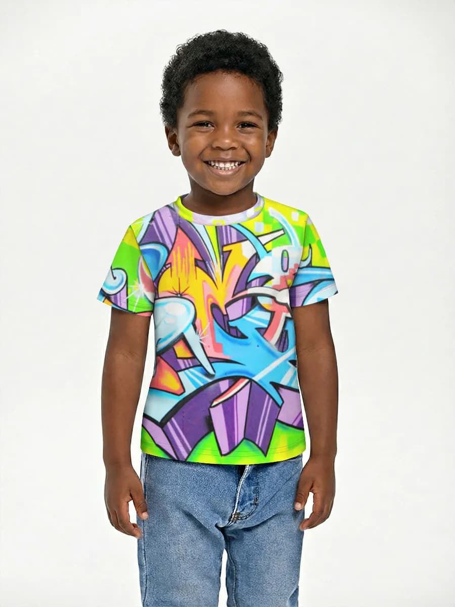 Camiseta Básica de Algodón Niño