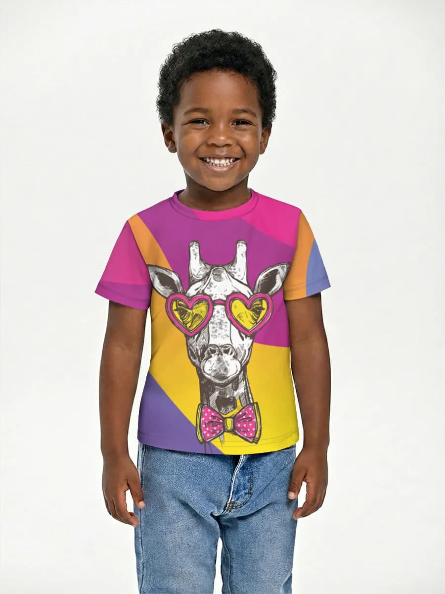 Camiseta Básica de Algodón Niño