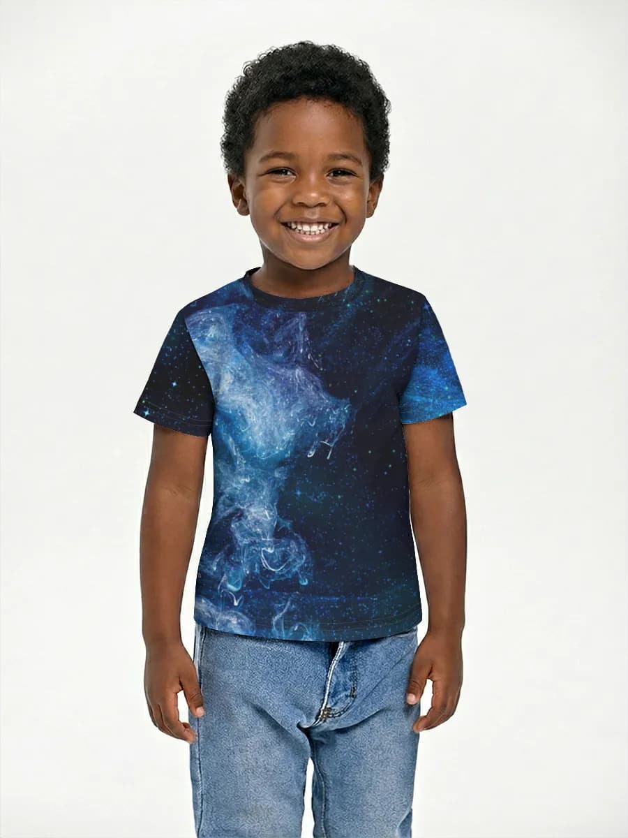 Boys' basic cotton T-shirt