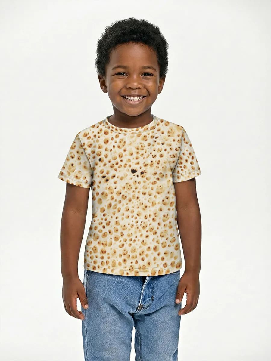 Boys' basic cotton T-shirt