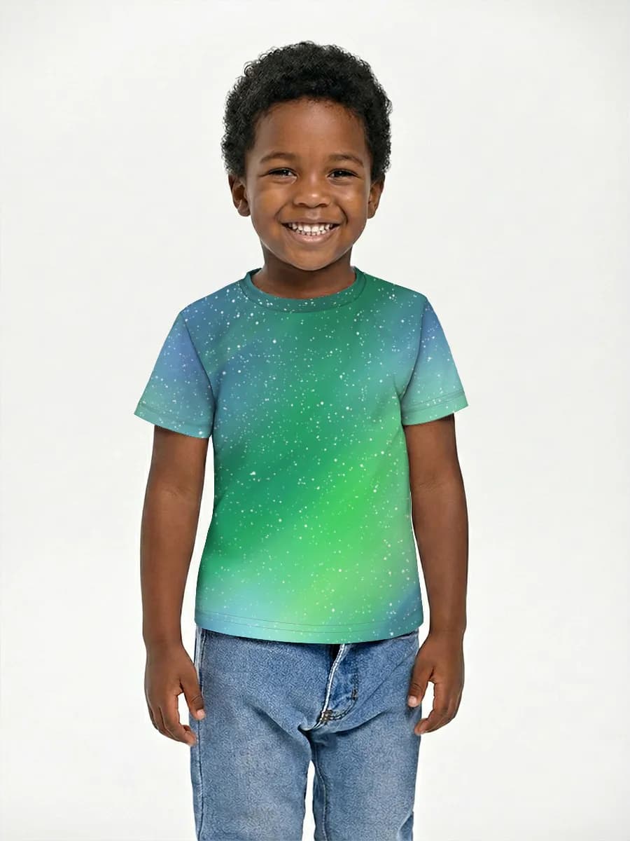 Basic Baumwoll-T-Shirt Jungen