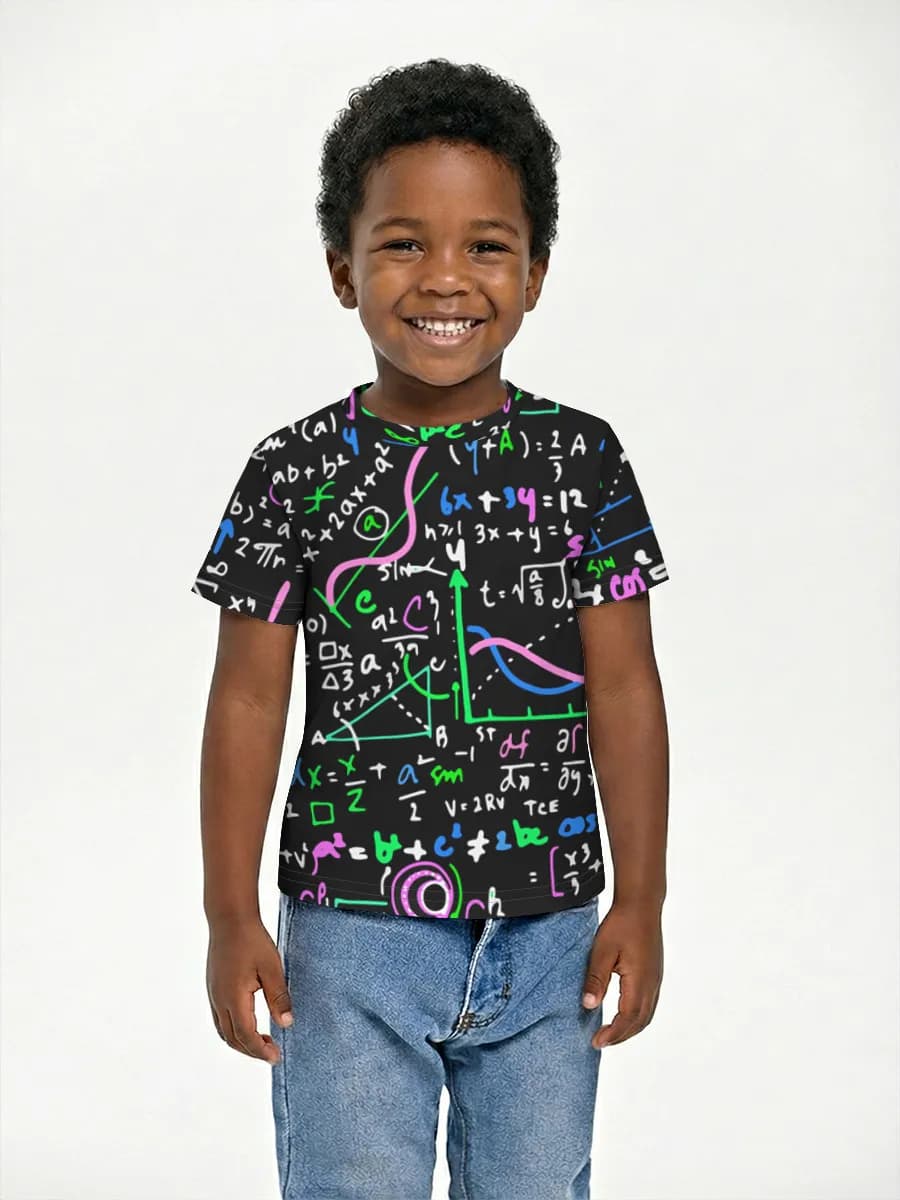 Basic Baumwoll-T-Shirt Jungen
