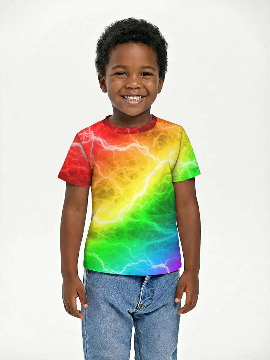 Boys' basic cotton T-shirt
