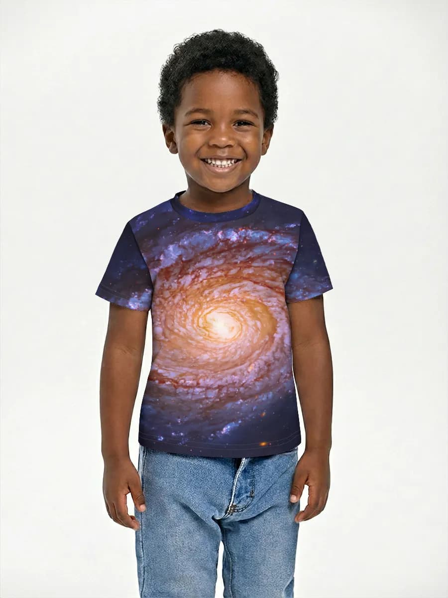 Boys' basic cotton T-shirt