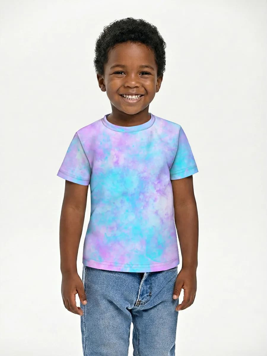 Boys' basic cotton T-shirt