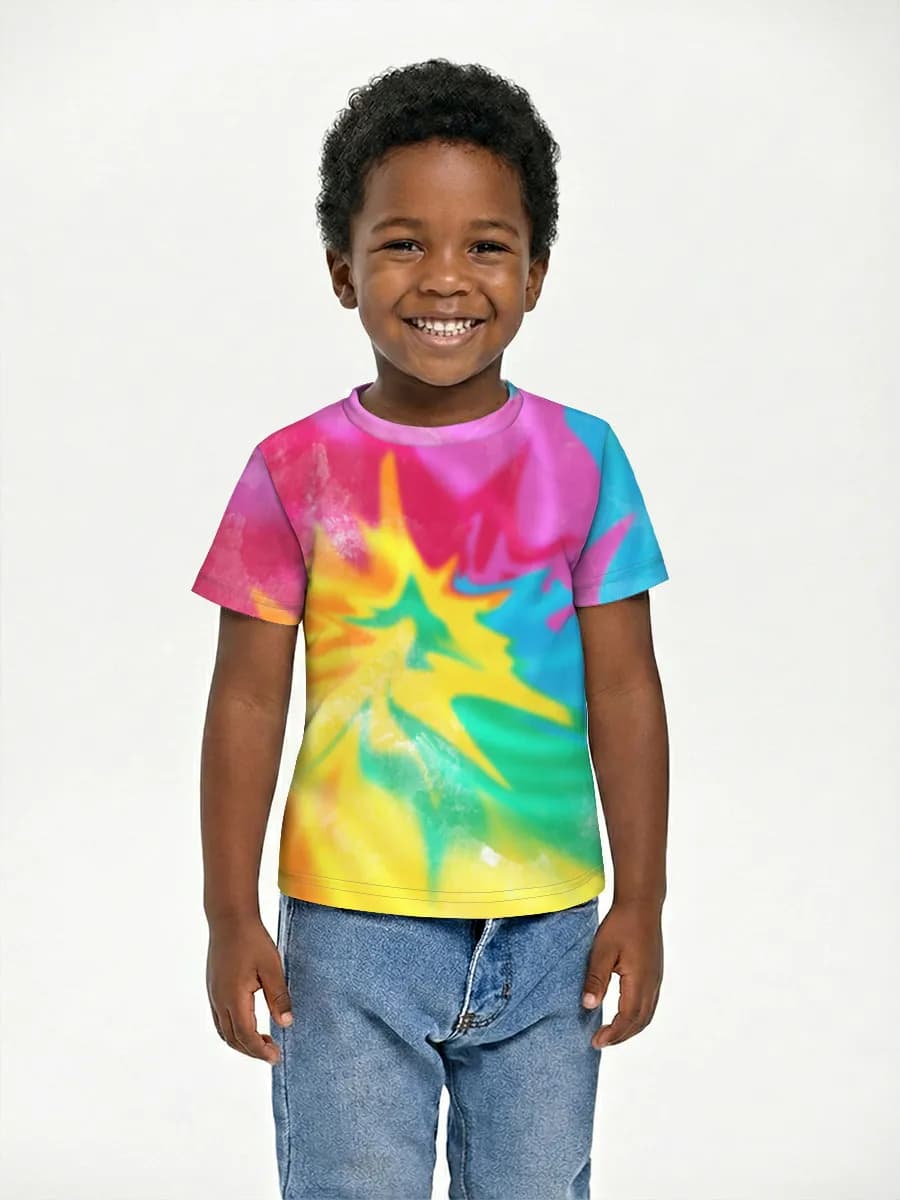 Boys' basic cotton T-shirt
