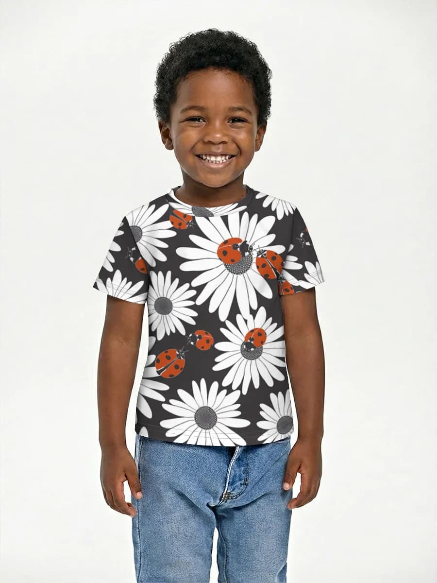 Camiseta Básica de Algodón Niño