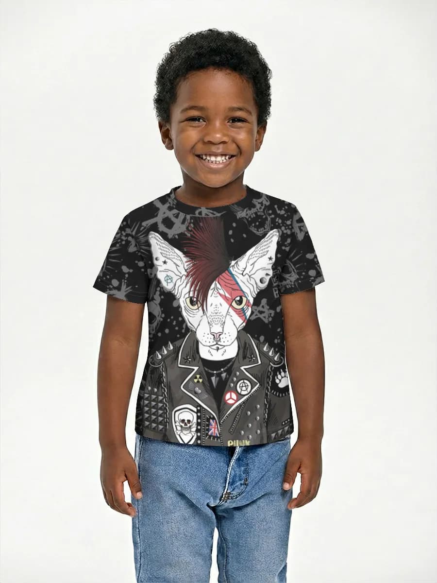 Camiseta Básica de Algodón Niño