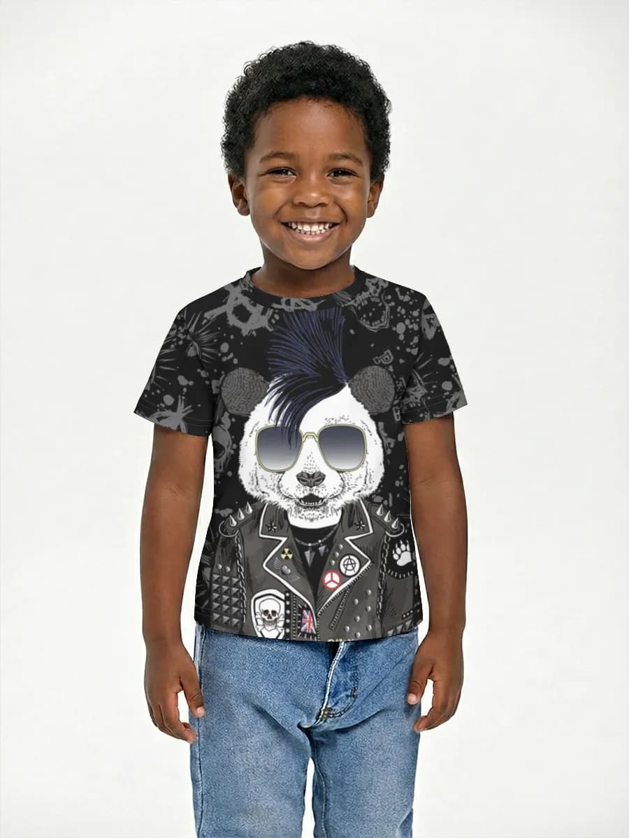Camiseta Básica de Algodón Niño