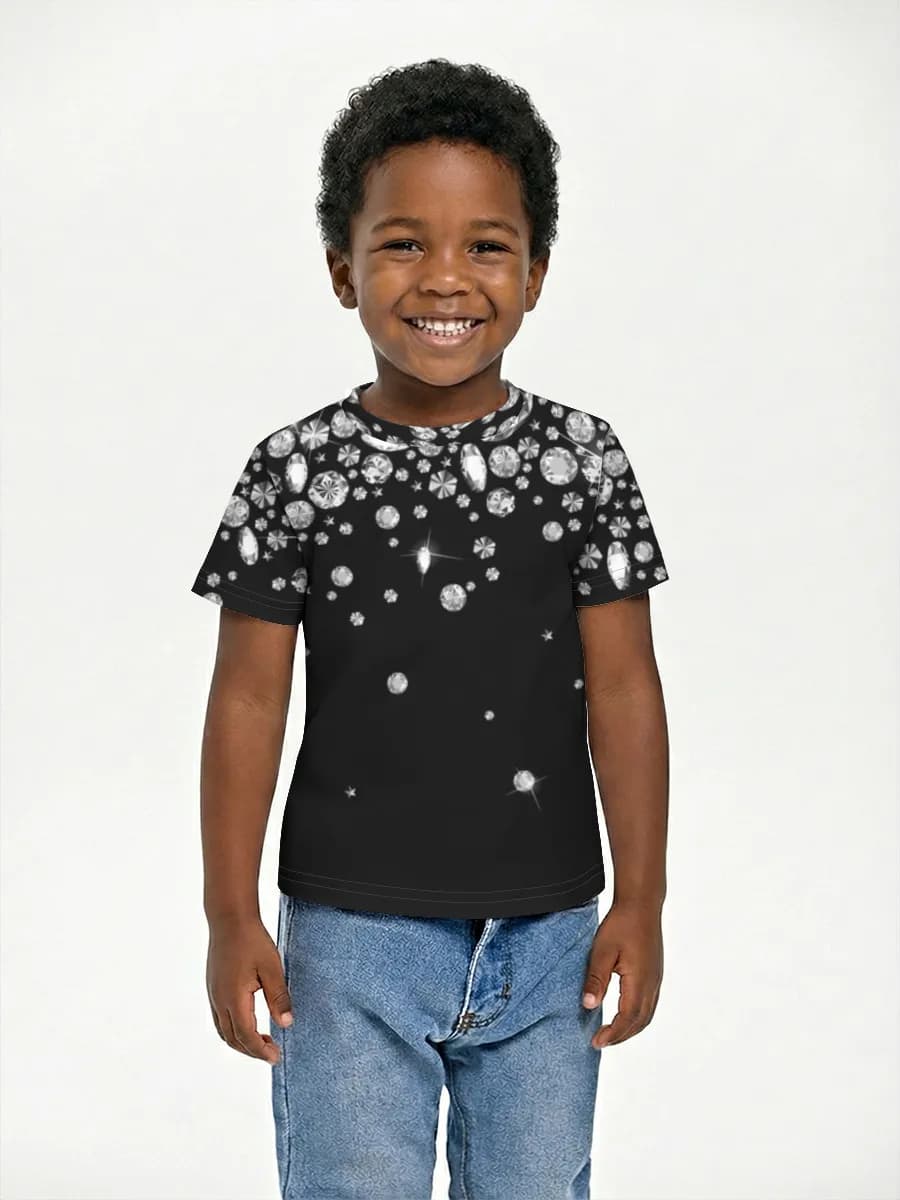 Boys' basic cotton T-shirt