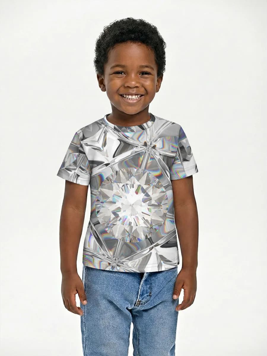 Camiseta Básica de Algodón Niño